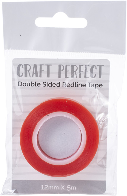 Craft Perfect Redline Tape .47"X5.5yds-Clear - 9733E