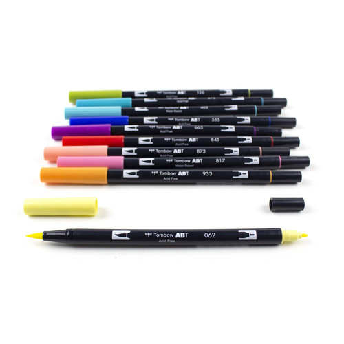 Tombow Dual Brush Pens 10/Pkg-Retro - DBP10-56217
