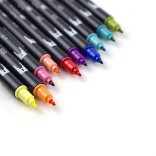 Tombow Dual Brush Pens 10/Pkg-Retro - DBP10-56217 Tombow Dual Brush Pens 10/Pkg-Retro - DBP10-56217