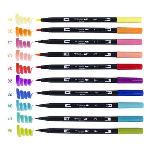 Tombow Dual Brush Pens 10/Pkg-Retro - DBP10-56217 Tombow Dual Brush Pens 10/Pkg-Retro - DBP10-56217