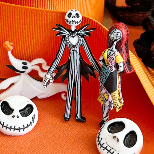 3 Pack - Dress It Up Licensed Embellishments-Disney The Nightmare Before Christmas - DIULBTN-7737 3 Pack - Dress It Up Licensed Embellishments-Disney The Nightmare Before Christmas - DIULBTN-7737