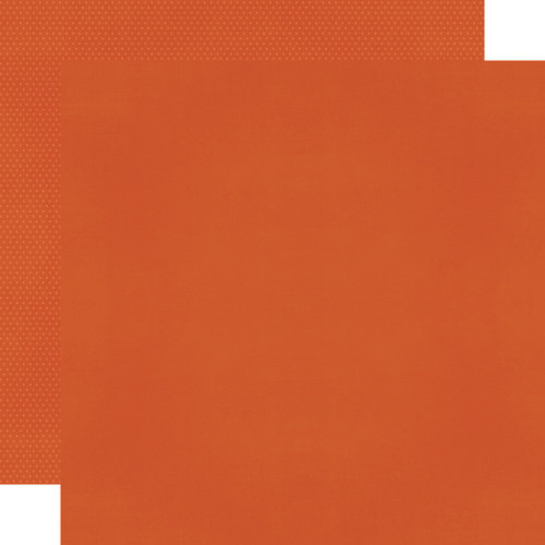 25 Pack - Simple Stories Color Vibe Double-Sided Cardstock 12"X12"-Pumpkin - SSCV12-13445 - 810046691939
