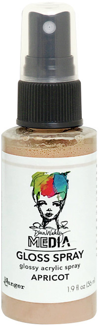 Dina Wakley Media Gloss Sprays 2oz-Apricot - MDO-73642