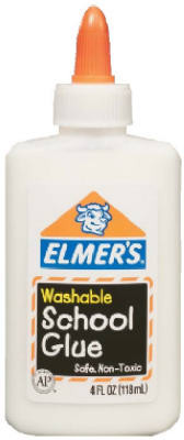 6 Pack - Elmer's Washable School Glue-4oz - E304 - 026000003049