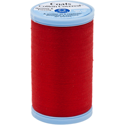 3 Pack - Coats Cotton Covered Quilting & Piecing Thread 500yd-Red - S926-2250 - 073650831324 3 Pack - Coats Cotton Covered Quilting & Piecing Thread 500yd-Red - S926-2250 - 073650831324