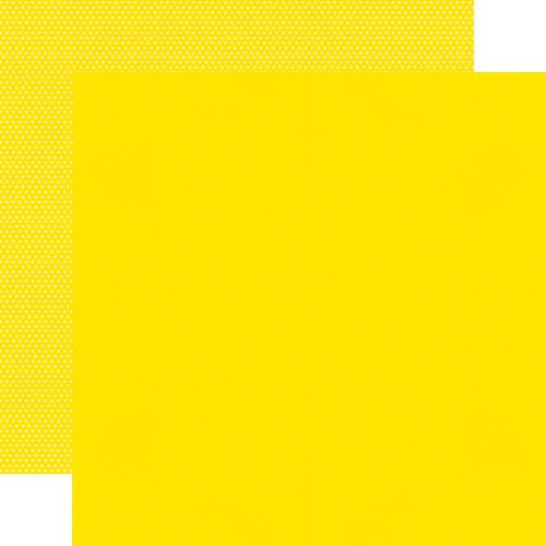25 Pack - Simple Stories Color Vibe Double-Sided Cardstock 12"X12"-Yellow Brights - SSCV12-13419 - 812247025827