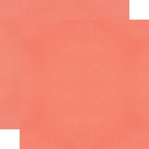 25 Pack - Simple Stories Color Vibe Double-Sided Cardstock 12"X12"-Coral Bold - SSCV12-13410 - 817254013959
