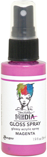3 Pack - Dina Wakley Media Gloss Sprays 2oz-Magenta - MDO-68518 - 789541068518