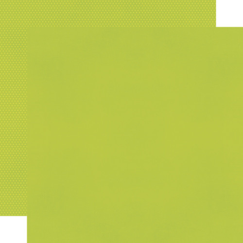 25 Pack - Simple Stories Color Vibe Double-Sided Cardstock 12"X12"-Lime - SSCV12-15811 - 810046694473