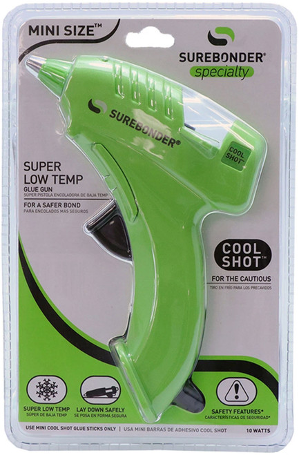 3 Pack - Surebonder Super Low-Temp Cool Shot Mini Glue Gun-Lime Green - KD-160 - 018239352623 3 Pack - Surebonder Super Low-Temp Cool Shot Mini Glue Gun-Lime Green - KD-160 - 018239352623