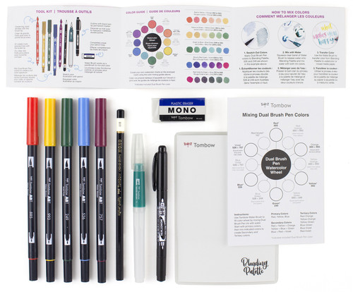 Tombow Dual Brush Pen Watercolor Set-12/Pkg - 56198