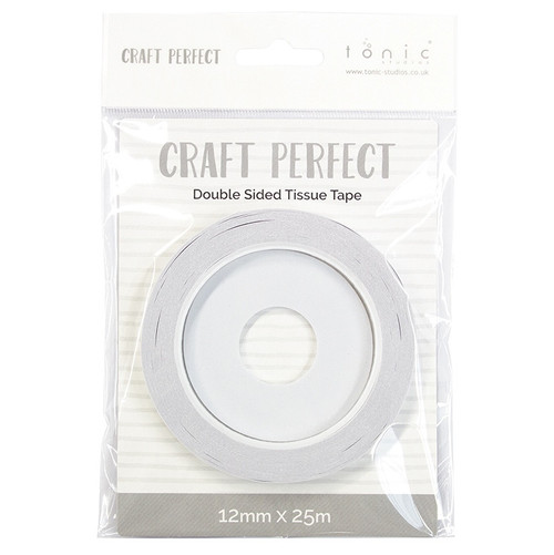 Craft Perfect Double-Sided Tissue Tape .47"X27.3yds-Clear - 9741E