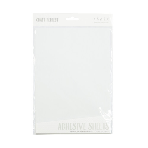Craft Perfect Double-Sided A4 Adhesive Sheets-5/Pkg - 9760E - 5060517147600