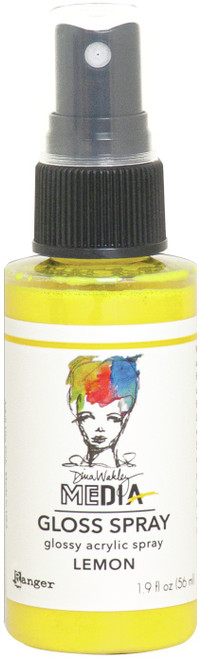 Dina Wakley Media Gloss Sprays 2oz-Lemon - MDO-68495 - 789541068495
