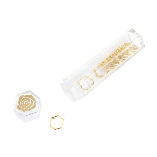 The Hook Nook Split Ring Stitch Markers-Gold - HN355863