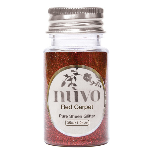 3 Pack - Nuvo Pure Sheen Glitter 1oz-Red Carpet - NSG-1103 - 5056192311030