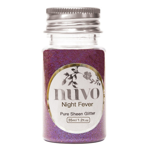 3 Pack - Nuvo Pure Sheen Glitter 1oz-Night Fever - NSG-1101 - 5056192311016