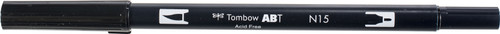 Tombow Dual Brush Marker Open Stock-N15 Black - DBP-56621 - 085014566216