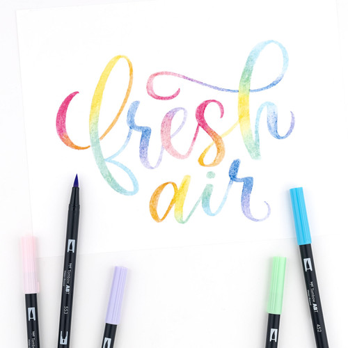 Tombow Dual Brush Pens 10/Pkg-Pastel - DBP10-56187 Tombow Dual Brush Pens 10/Pkg-Pastel - DBP10-56187