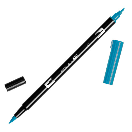 Tombow Dual Brush Marker Open Stock-452 Process Blue - DBP-56551 - 085014565516