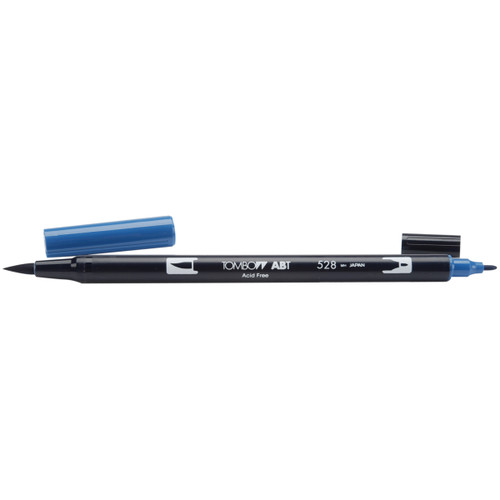 Tombow Dual Brush Marker Open Stock-528 Navy Blue - DBP-56559 - 085014565592