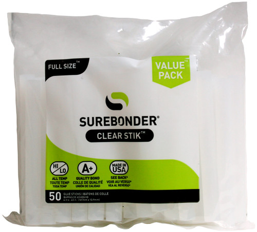 Surebonder All-Purpose Stik Glue Sticks 50/Pkg-7/16"X4" - DT-50 - 018239317677 Surebonder All-Purpose Stik Glue Sticks 50/Pkg-7/16"X4" - DT-50 - 018239317677