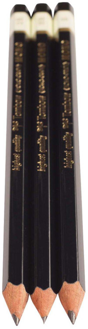 Tombow MONO Drawing Pencils 3/Pkg-Black - 61001 Tombow MONO Drawing Pencils 3/Pkg-Black - 61001