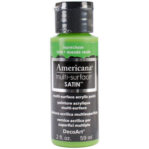 DecoArt Americana Multi-Surface Satin Acrylic Paint 2oz-Leprechaun - DA5-30-19 - 766218065353