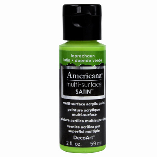 DecoArt Americana Multi-Surface Satin Acrylic Paint 2oz-Leprechaun - DA5-30-19 - 766218065353