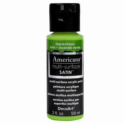DecoArt Americana Multi-Surface Satin Acrylic Paint 2oz-Leprechaun - DA5-30-19 - 766218065353
