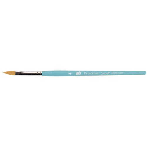 Princeton Select Artiste Bristle Brush-Pointed Filbert Size 4 - PF-4 - 757063377388