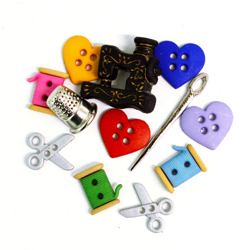 Dress It Up Embellishments-For The Love Of Quilting - DIUBTN-9062