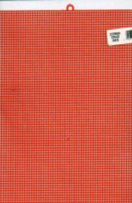 12 Pack - Zehrco-Giancola Plastic Canvas 7 Count 13.5"X10.5"-Christmas Red - 33900-10 - 850021774158