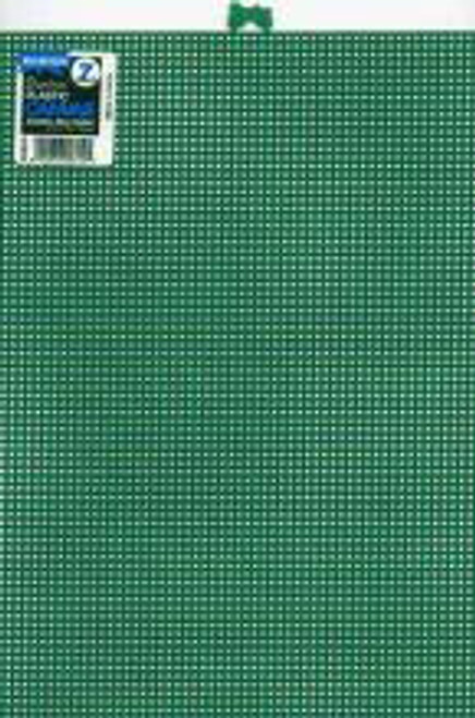12 Pack - Zehrco-Giancola Plastic Canvas 7 Count 13.5"X10.5"-Christmas Green - 33900-11 - 850021774165