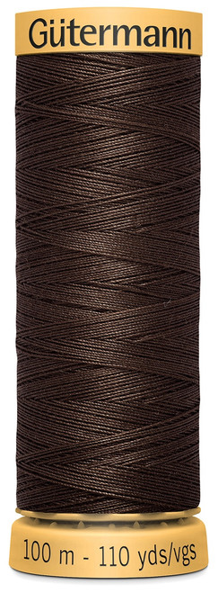 Gutermann Natural Cotton Thread 110yd-Walnut - 103C-3110 - 077780010345