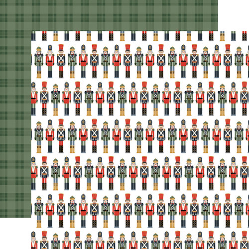 25 Pack - Christmas In The City Double-Sided Cardstock 12"X12"-Nutcracker Line - 5A0033M8-1H59Q - 810192595525