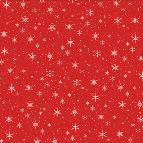 25 Pack - Christmas In The City Double-Sided Cardstock 12"X12"-Merry Snowflake Sky - 5A0033M8-1H5B8