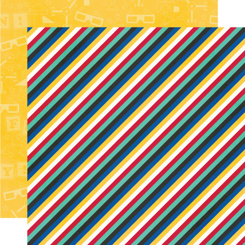 25 Pack - Say Cheese Tinseltown Double-Sided Cardstock 12"X12"-Fun & Games - 5A0022JQ-1G5D4 - 810150770773