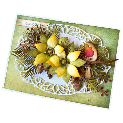 Elizabeth Craft Metal Die-Winter Greenery - 5A0035H9-1H6SH Elizabeth Craft Metal Die-Winter Greenery - 5A0035H9-1H6SH