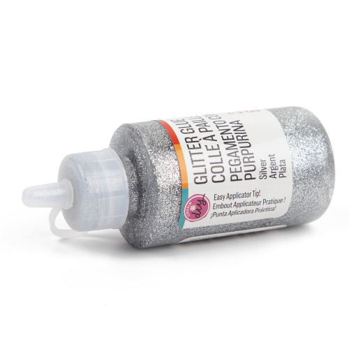 12 Pack - CousinDIY Glitter Glue 2.1oz-SIlver - 5A002XX4-5078