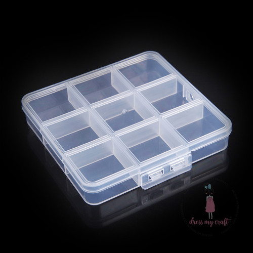 6 Pack - Dress My Craft Storage Box-9-Slots - 5A00398L-1H8FJ - 194186023202