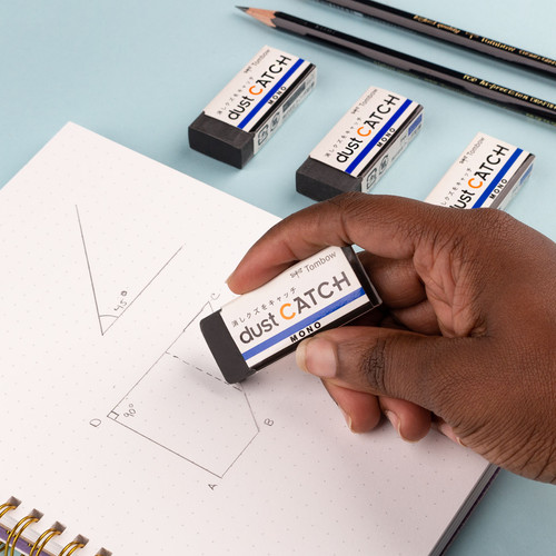 20 Pack - Tombow Mono Dust Catch Eraser-Black - 5A0036Q1-1H7XT