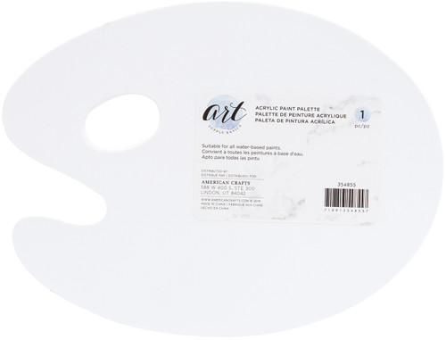 3 Pack - American Crafts Art Supply Basics Acrylic Palette-9"X12" - 354855 - 718813548557