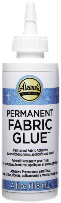 3 Pack - Aleene's Permanent Fabric Glue-4oz - 24914 - 017754249142