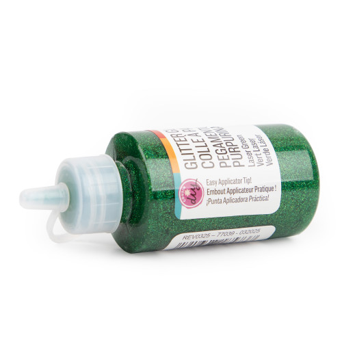 12 Pack - CousinDIY Glitter Glue 2.1oz-Laser Green - 5A002XX4-1GYHG
