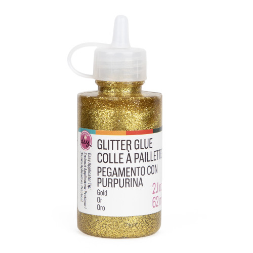 12 Pack - CousinDIY Glitter Glue 2.1oz-Gold - 5A002XX4-5077 - 191648185706