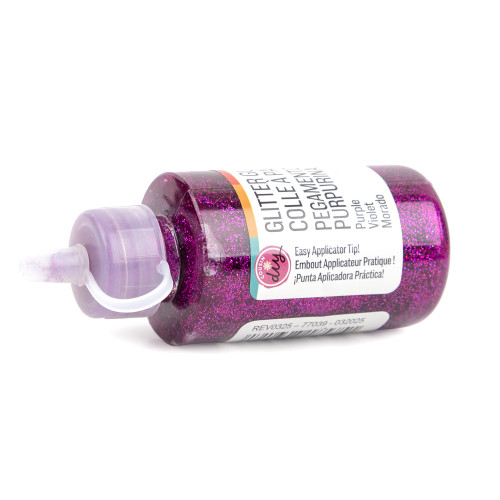 12 Pack - CousinDIY Glitter Glue 2.1oz-Purple - 5A002XX4-5082