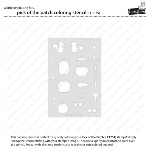 3 Pack - Lawn Clippings Coloring Stencil-Pick of the Patch - 5A0036G5-1H7LX