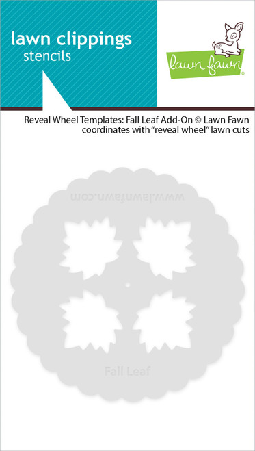 3 Pack - Lawn Clippings Coloring Stencil-Reveal Wheel Fall Leaf Add-On - 5A0036H8-1H7M4 - 783385670692