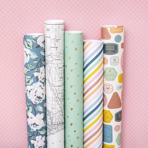 3 Pack - American Crafts Single-Sided Paper Pad 6"X8" 36/Pkg-Maggie Holmes Round Trip - MH013592